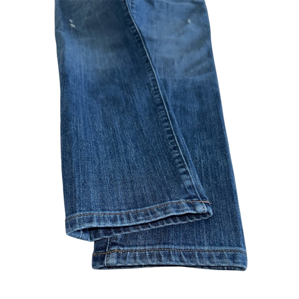 Ann Taylor Loft Women’s Dark Wash Denim Relaxed Fit Skinny Jean Size 26/2 - Picture 7 of 12